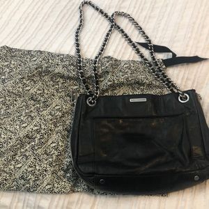 Rebecca Minkoff m.a.b expandable Black & Silver